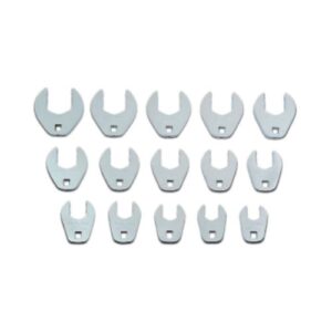 J53001CF 1/2" Drive 15 Piece Crowfoot Wrench Set