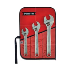 J790 3 Piece Clik-Stop Adjustable Wrench Set