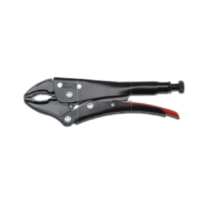 Curved Jaw Locking Pliers With Cutter