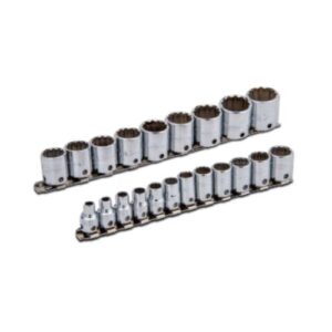 J52215 -TT 3/8" Drive 21 Piece Metric Socket Set - 12 Point