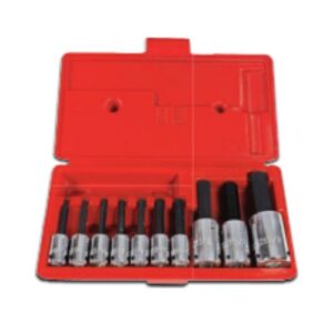 J4900A-TT 3/8" & 1/2" Drive 10 Piece Hex Bit Set