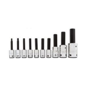 J4900MA-TT 3/8" & 1/2" Drive 10 Piece Metric Hex Bit Set