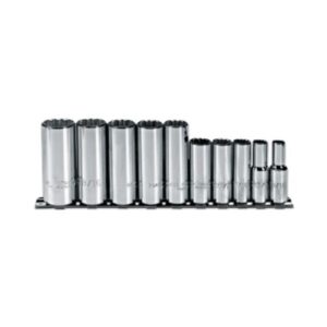 J52107 3/8" Drive 10 Piece Socket Set - 12 Point