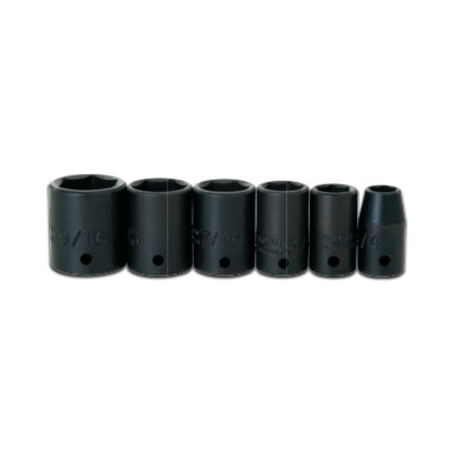 J69102 1/4" Drive 6 Piece Impact Socket Set - 6 Point