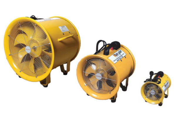 Electrical Explosion Proof Portable Ventilation Fans 200 mm Case Dia 220V