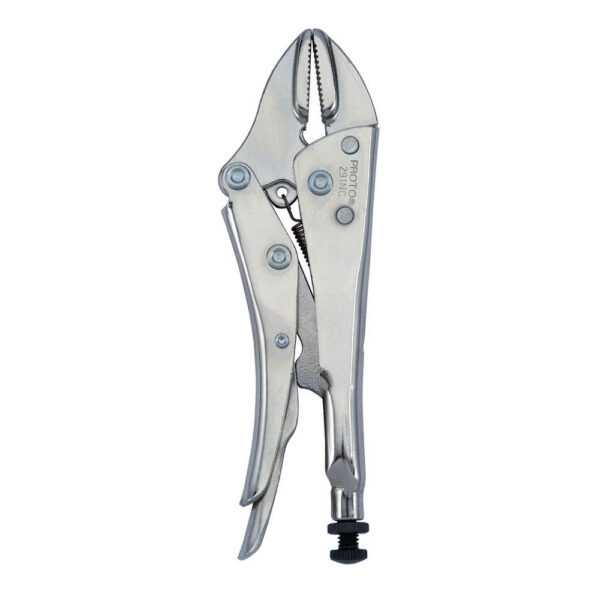 J291NC NICKEL CHROME LOCKING PLIERS - STRAIGHT JAW 7-15/32"