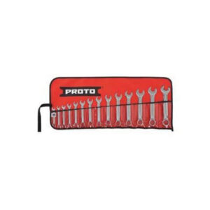 J1200MES-14  14 PIECE FULL POLISH METRIC SHORT COMBINATION WRENCH SET - 12 POINT