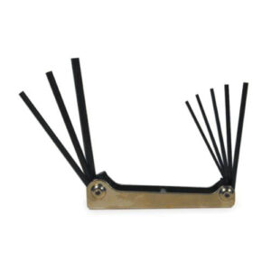 J4991 8 PIECE LONG FOLDING HEX KEY SET: 3/32-1/4"