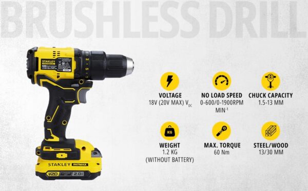 BL Drill Driver - 20V Cordless - Image 2