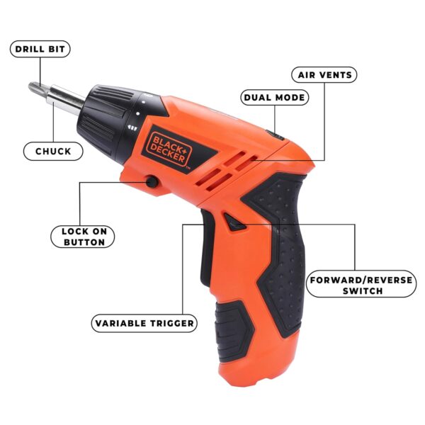4.8V Screwdriver with Bits - Image 5