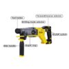 Bare tool - V20 20mm SDS+ Hammer - Image 4