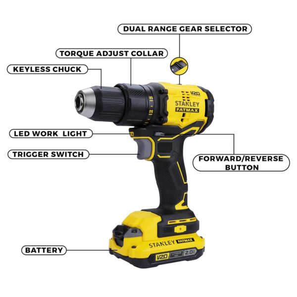 BL Drill Driver - 20V Cordless - Image 3
