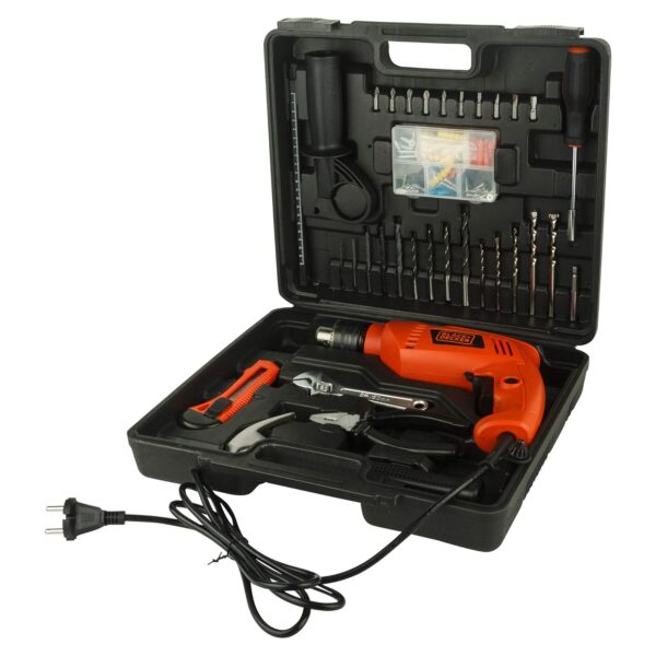 550W 13mm Hammer Drill with Kitbox with 100 Pcs - Image 3