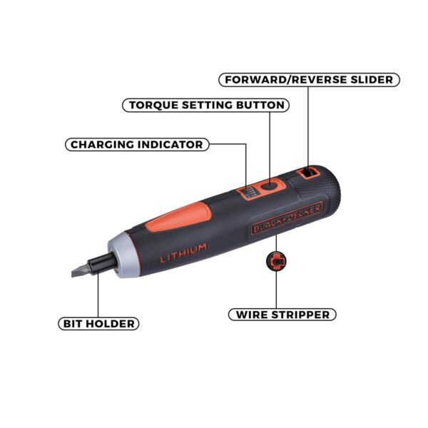 3.6V Lithiun Ion Screwdriver with 4 acc - Image 2