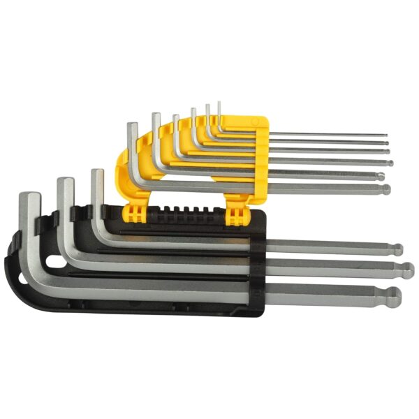 9 PC LONG SPHERICAL HEAD HEX KEY SET - METRIC STMT94162-8 - Image 3