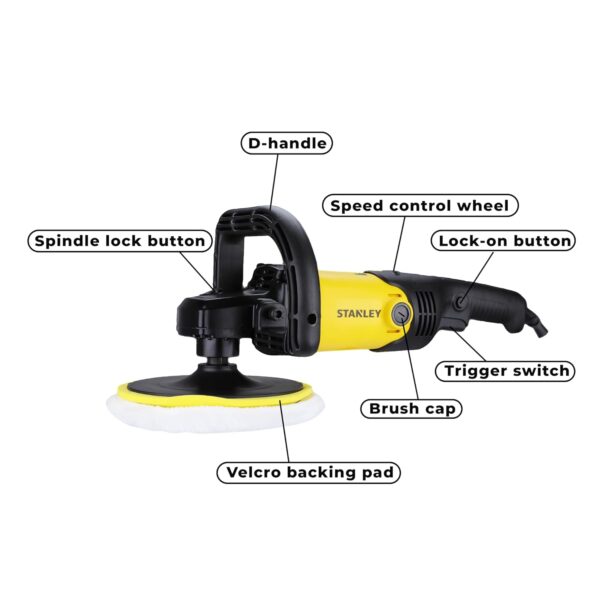1300W 180mm Polisher - Image 4