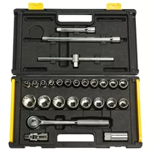 12DR 25PCS ROUND HEAD RATCHET SET METRIC - STMT45508-LA