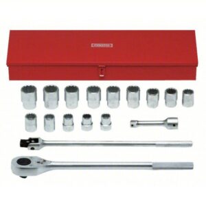 J57100A PROTO®17PC 1IN DR 12PT SKT SET SAE