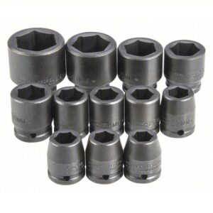 J72105M 3/4" DRIVE 26 PIECE METRIC IMPACT SOCKET SET - 12 POINT
