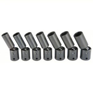 J72147M 1/2" DRIVE 7 PIECE DEEP METRIC UNIVERSAL IMPACT SOCKET SET - 6 POINT
