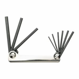 J4993 9 PIECE FOLDING HEX KEY SET: 5/64-1/4"