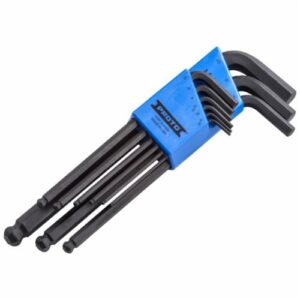 J4996 9 PIECE ROUND HEAD HEX KEY SET - METRIC