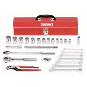 J54128A PROTO®27PC 1/2 DR 12P TOOL SET W/BX