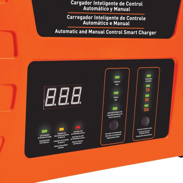 BC12-B2 2/8/ 12 AMP AUTOM CHARGER/ BATTERY JUMPER - Image 2