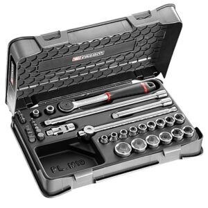 J.431BSP 3/8' SOCKET SET 6PT MM J.161B 35PC