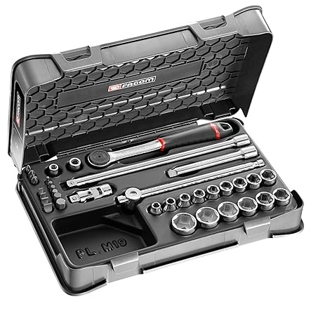 J.431BSP 3/8' SOCKET SET 6PT MM J.161B 35PC