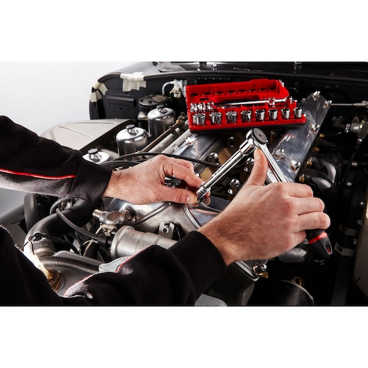 J.161DBOX1 3/8' SOCKET SET 6PT MM J.161B 18PC - Image 3