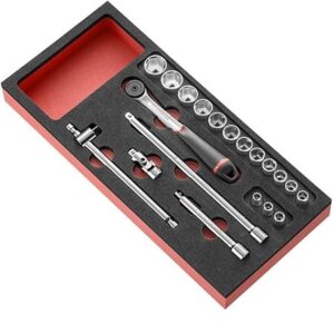 PM.MODJ161-3 FOAM TRAY LARG SOCKET 3/8' LEVEL 3 MM