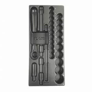 PL.L02 PLASTIC TRAY LARG SOCKET LEVEL 4 MM