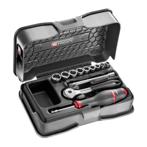 R.151-1P6 1/4' SOCKET SET 6PT MM R.151B 12PC