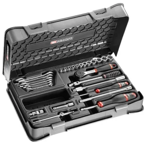 R.430BP 1/4' SOCKET WRENCH SET MM R.161B 27PC