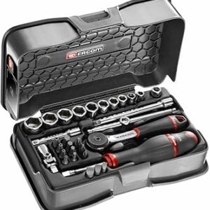 R.161-5P6 1/4' SOCKET SET 6PT MM R.161B 31PC