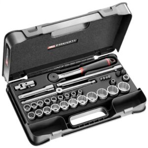 S.446ADP 1/2' SOCKET SET 12P MM S.161B 33PC