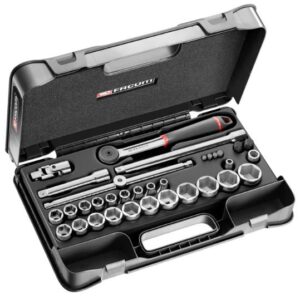 S.447ADP 1/2' SOCKET SET 6P MM S.161B 33PC