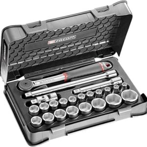 S.161-3P6PB 1/2' SOCKET SET 6PT MM S.161B 23PC