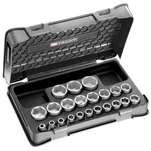 S.401B 1/2' SOCKET SET 6P MM 22PC