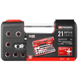 SL.DBOX500PB 1/2 6P SOCKETS SET+LOCKING RAT