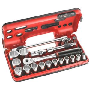 SL.DBOX501 1/2 12P SOCKETS SET+LOCKING RA