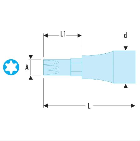 STM.12GRP 1/2' HEXAGON BIT SOCKET OGV GRIP 12MM - Image 2