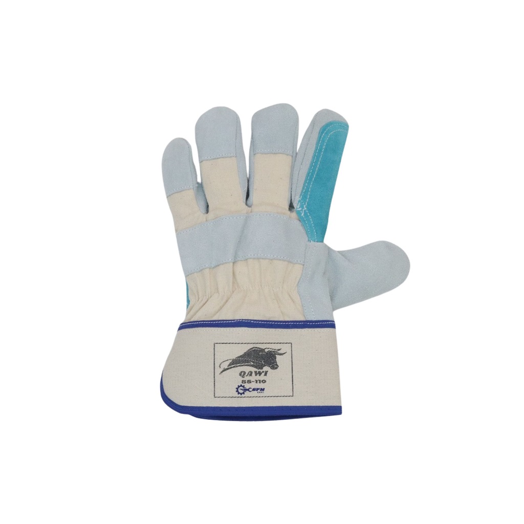 Three-tip design and reinforced leather palm for grip and protection