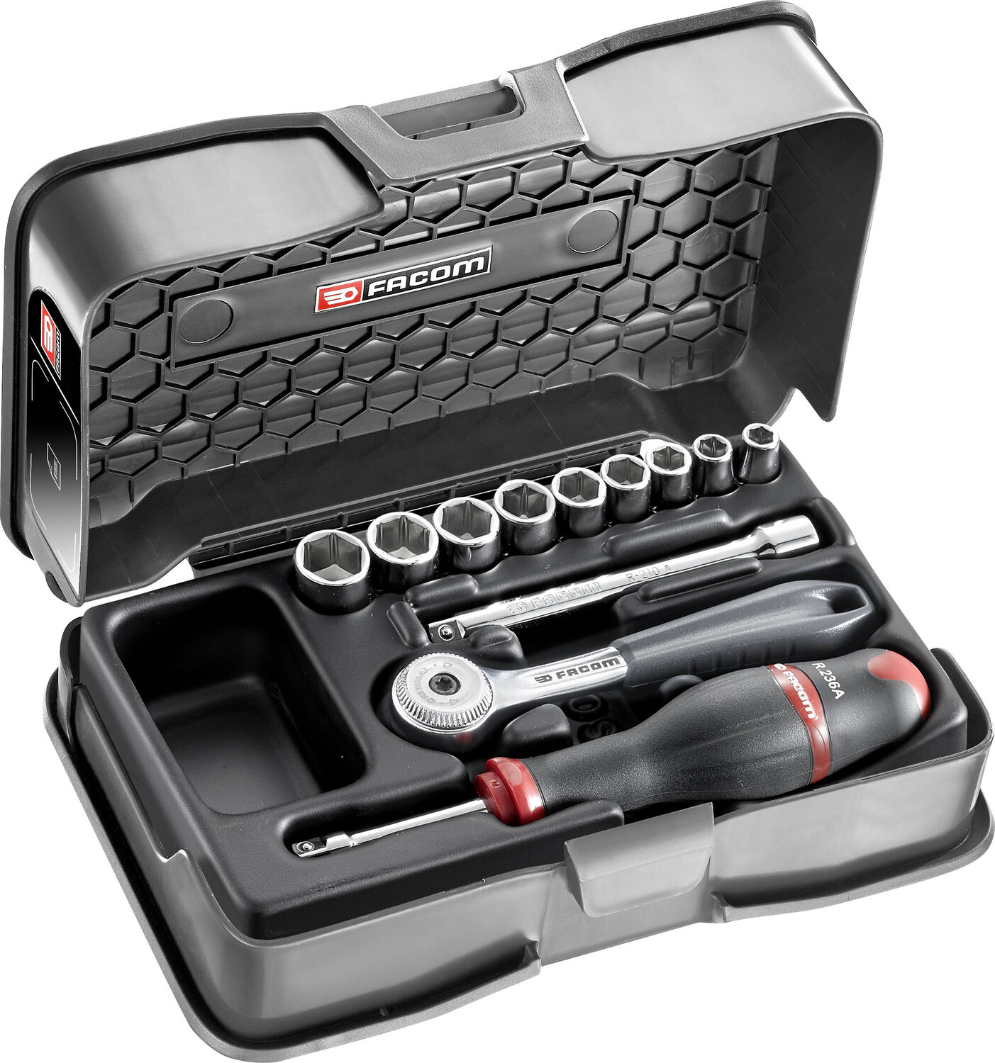 PL.S09 PLASTIC TRAY SMALL SOCKET 1/4 LEVEL 1 MM